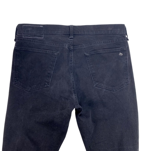 RAG & Bone Fit 1 Extra Slim Jeans in Lyon Black Style M12241516LYN - Picture 5 of 9